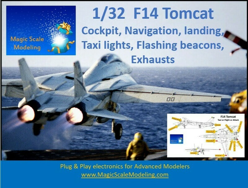 F14 Tomcat - 1/32 Lights set