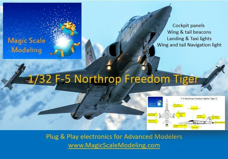 Northrop F5 Tiger - Lights set - 1/32