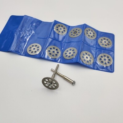 Cutting disks - Set of 10 cutting diamond disks