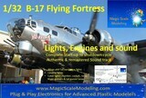 B-17 Flying Fortress - 1/32  - Motors, Sound &amp; Lights set - Taxiway (Generation III)