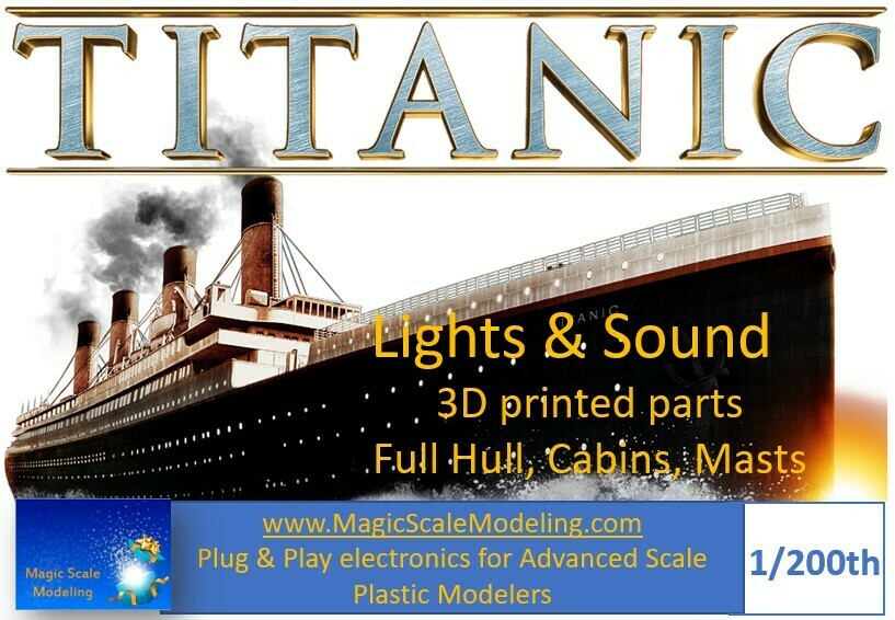 Electronics for RMS Titanic 1/200 - Lights & SOUND