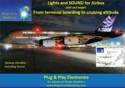 Large Airbus - Sound &amp; Lights set - 1/144