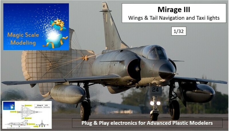 Dassault Mirage III - Lights set - 1/32