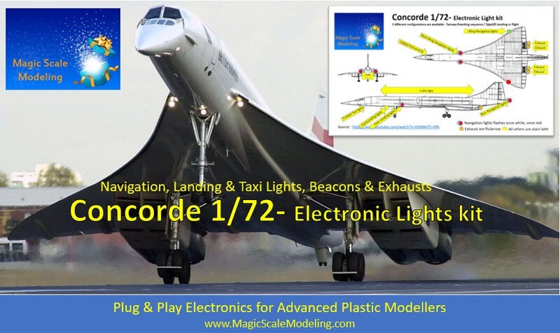 Concorde - Lights set - 1/72