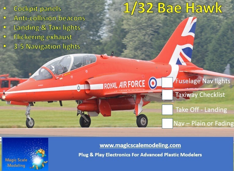 BAe Hawk - 1/32 - Lights set (Generation 3)