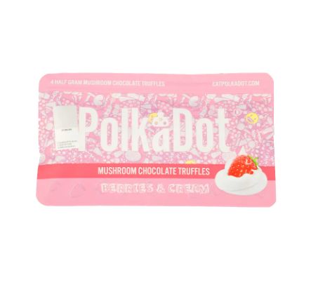 Polkadot Berries &amp; Cream Truffles