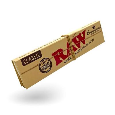 Raw king size rolling paper 32 + tips