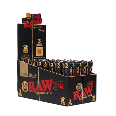 RAW Cones Black Kingsize 109mm (3)