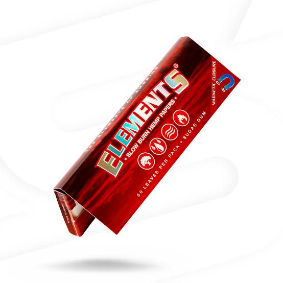Elements red king size + tips