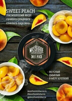 MustHave - Sweet Peach 125g