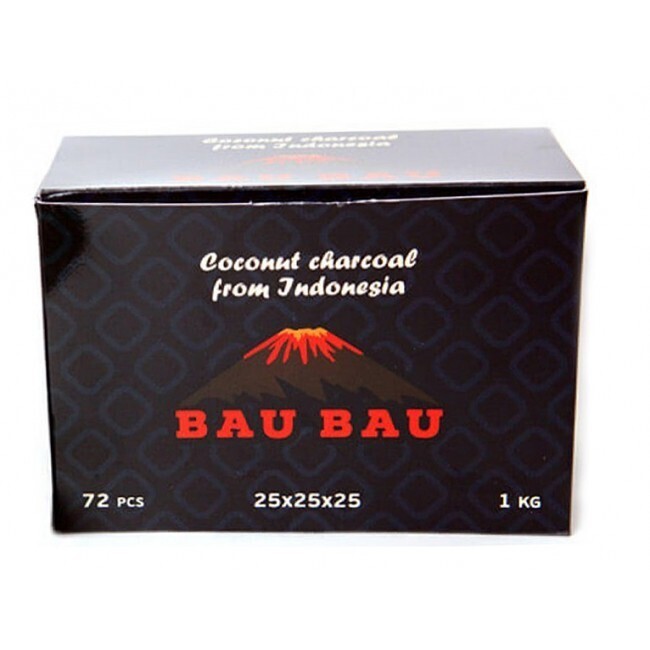 ​Кокосовый уголь BAU BAU 25мм х 72шт 1кг