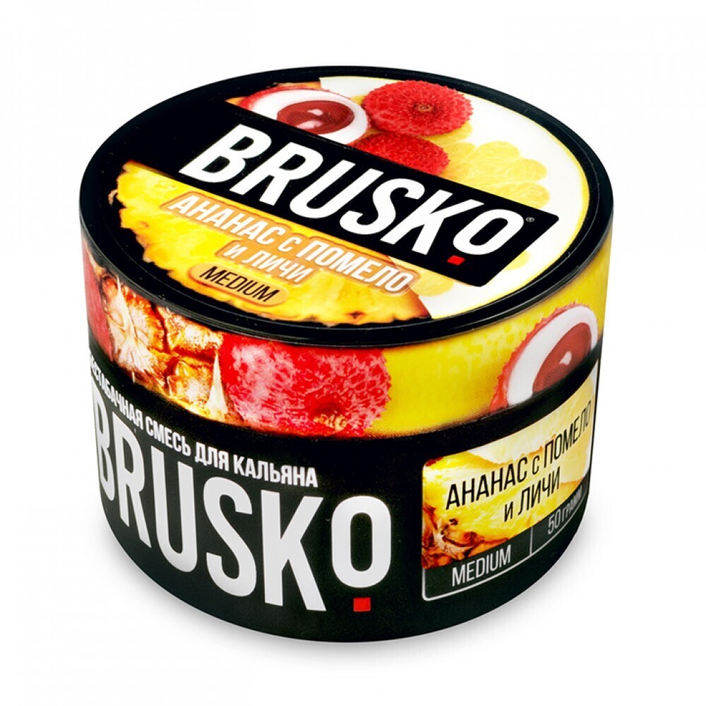 BRUSKO - Ананас с помело и личи 50g