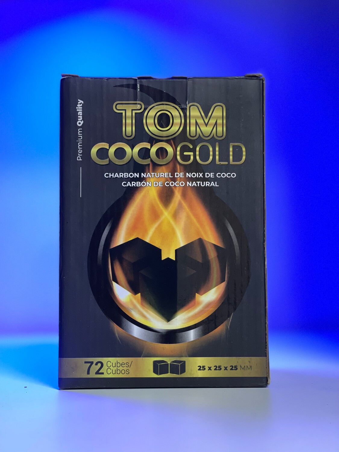 Уголь для кальяна Tom Coco Gold 25mm