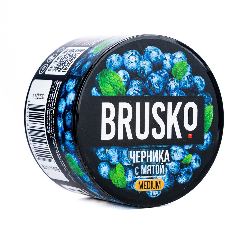 BRUSKO - Черника с мятой 50g