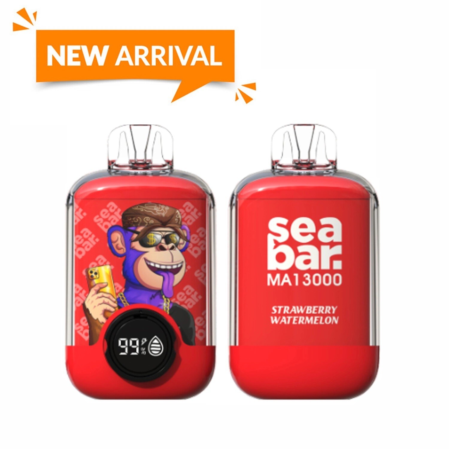 Sea Bar Strawbery Watermelon 13000 затяжек