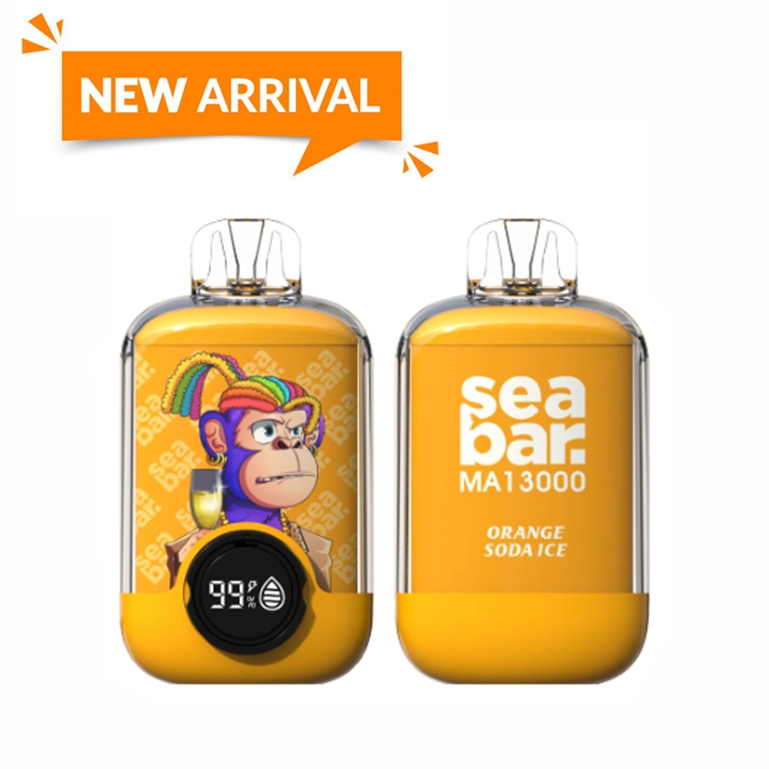 Sea Bar Orange Soda Ice 13000 затяжек
