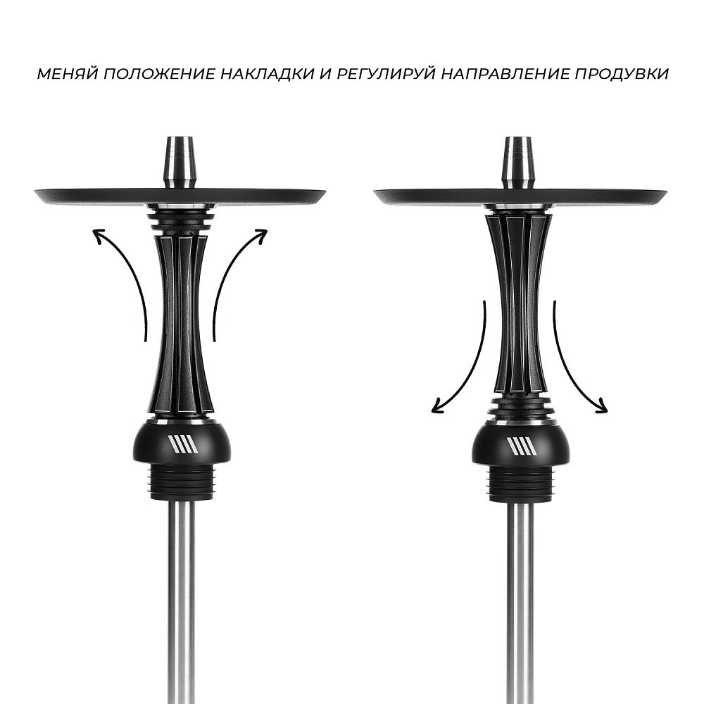 Alpha Hookah Model X REVERSE Black Matte (реплика отличного качества 1:1)