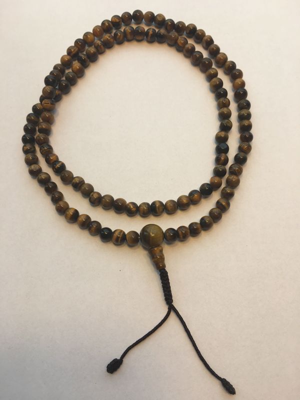 Tiger Eye Stone Mala