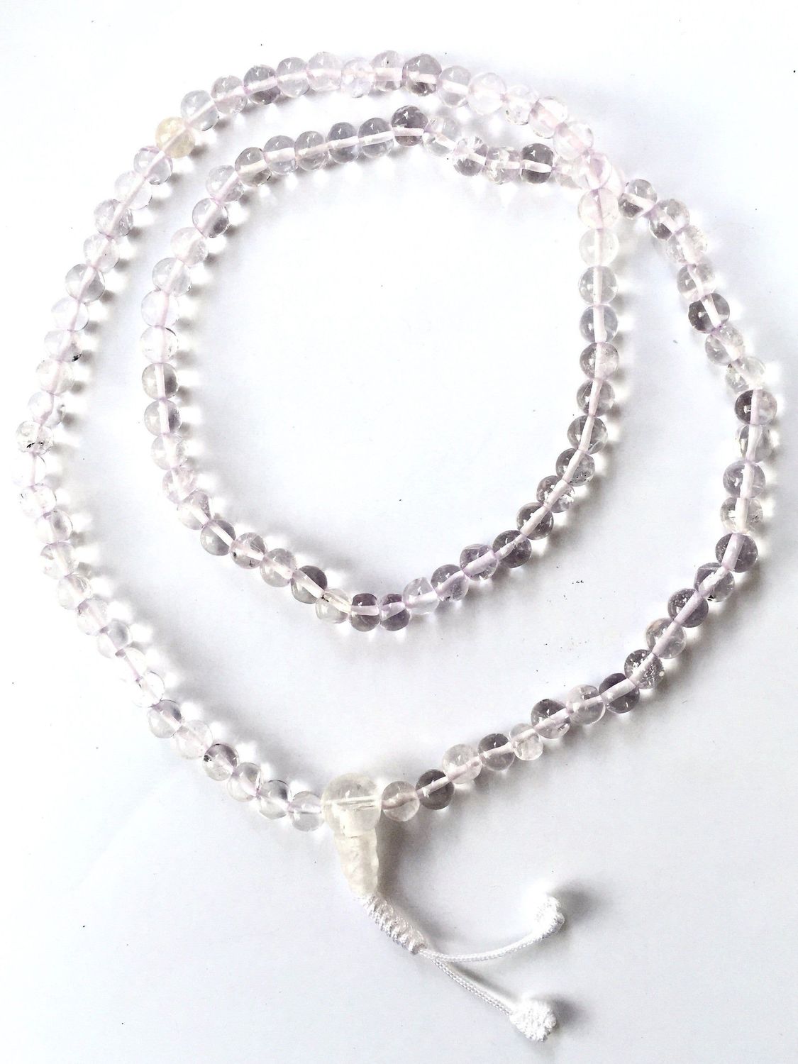 White Glass Mala