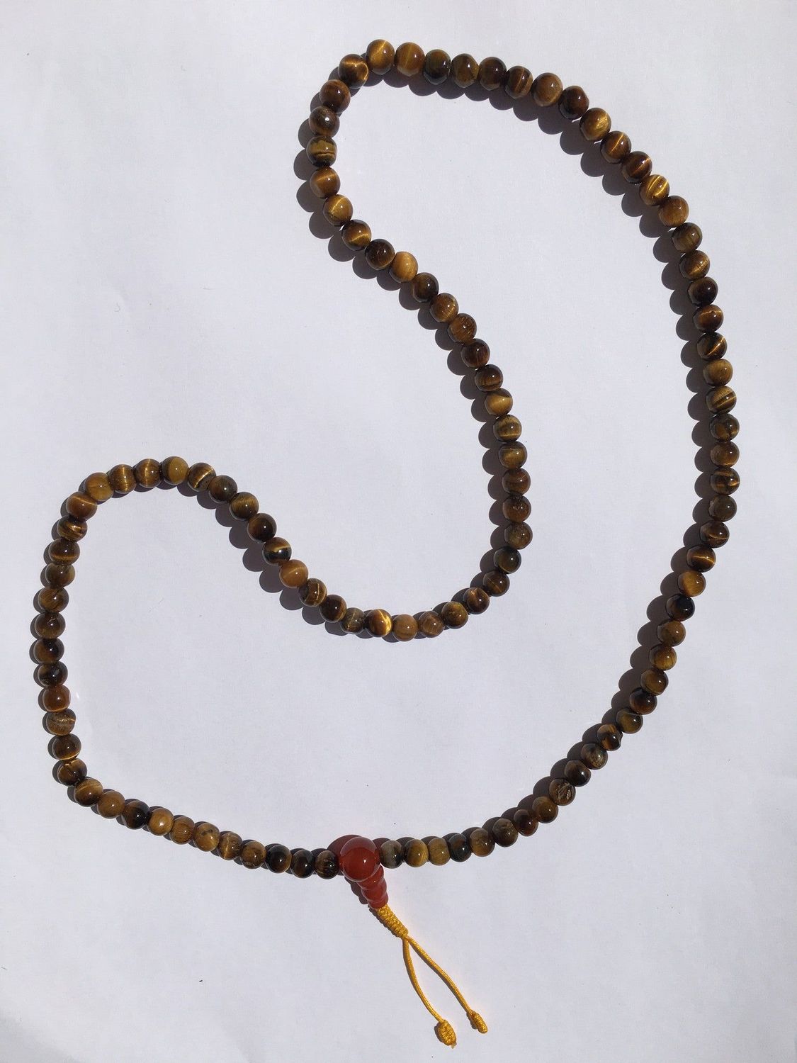 Tiger Eye Stone Mala
