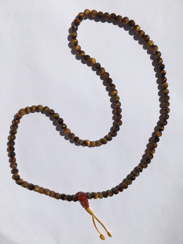 Tiger Eye Stone Mala