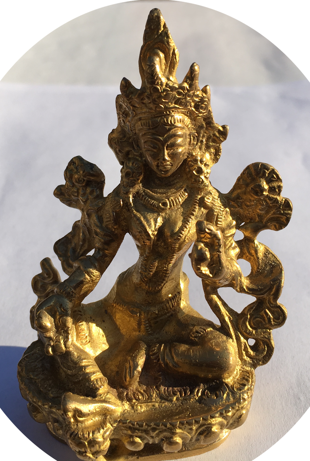Sherab Chamma Loving Mother 3&quot; Statue