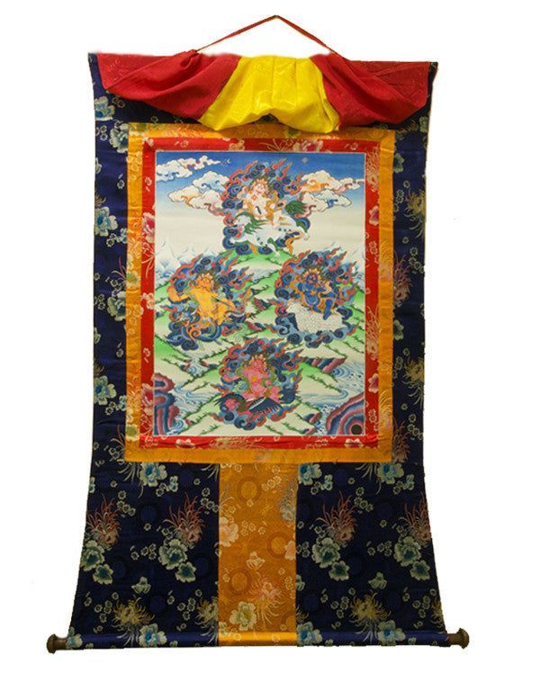 Thangka Four Elements - Zu Thrul Men Zhi