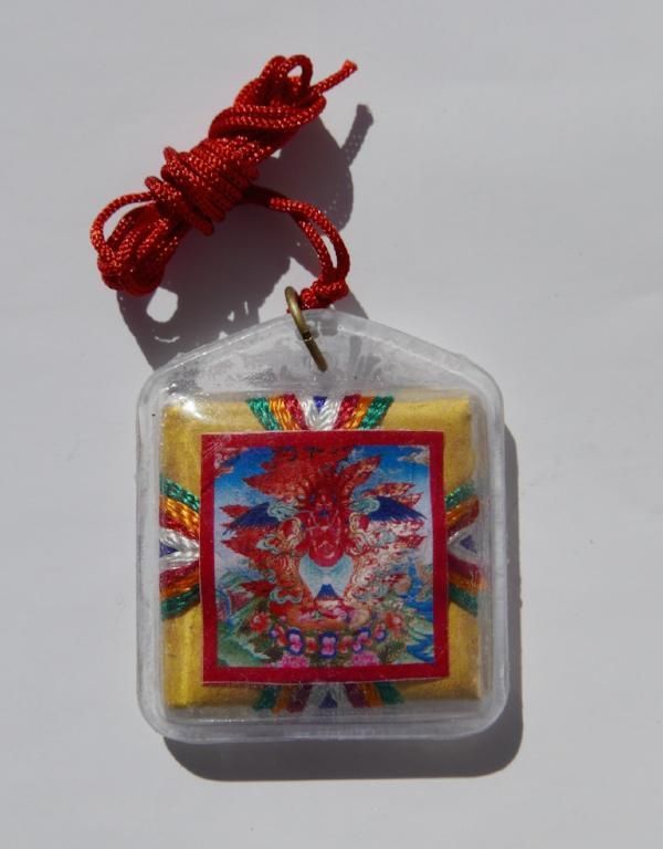 Protection Amulet - Red Garuda