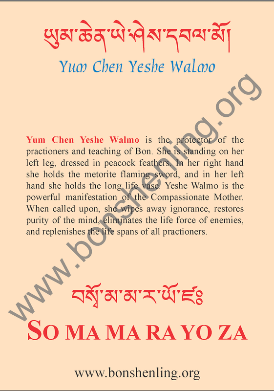 Yeshe Walmo Poster Card