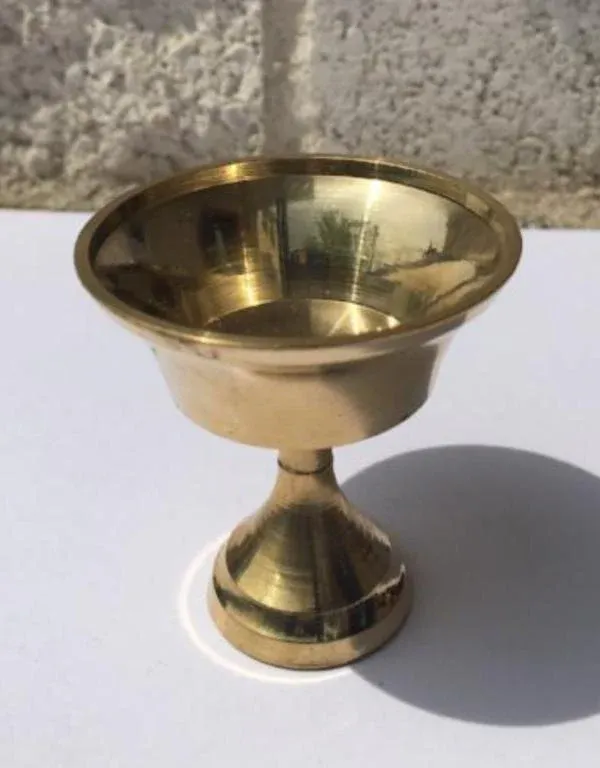 Butter lamp - Brass