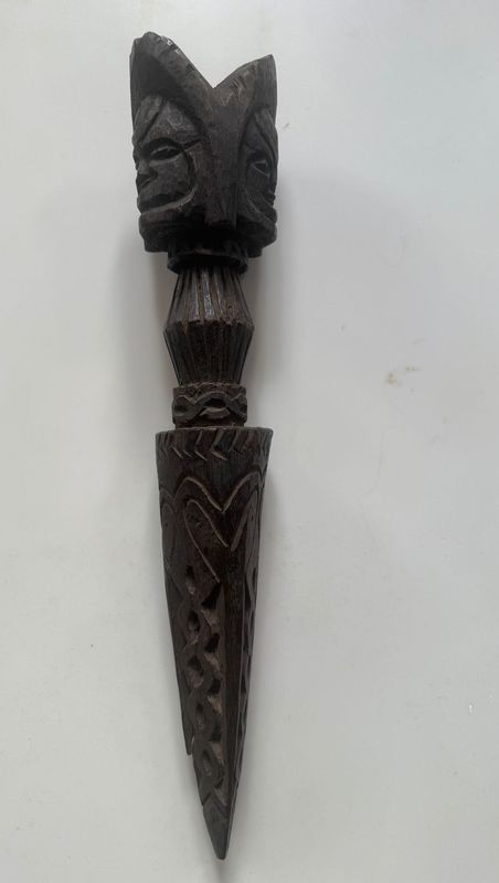 Handcrafted Wooden Phurpa
