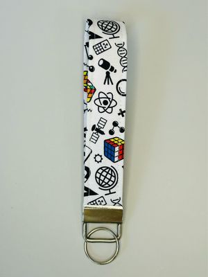 Science Key Fob - Silver