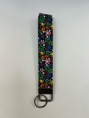 Rainbow Stars Key Fob