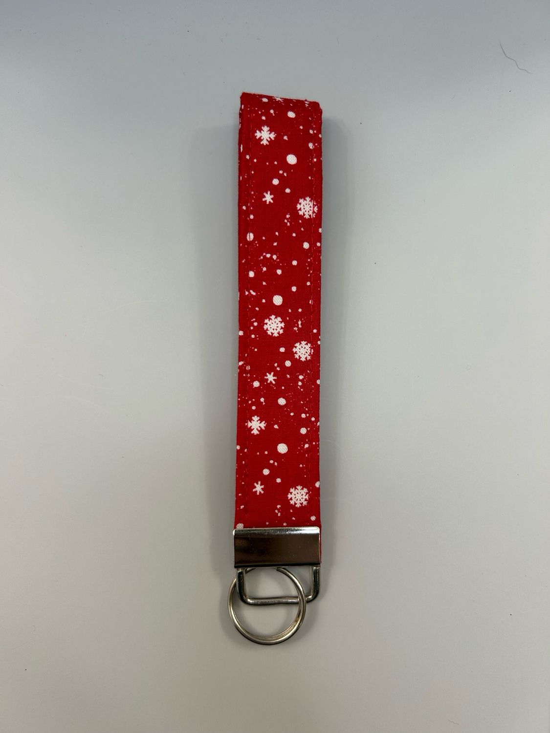 Red Snowflake Key Fob