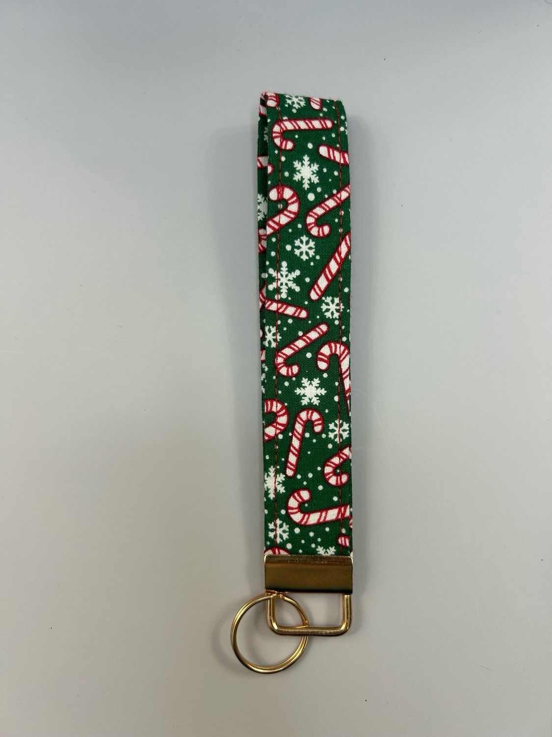Candy Canes Key Fob