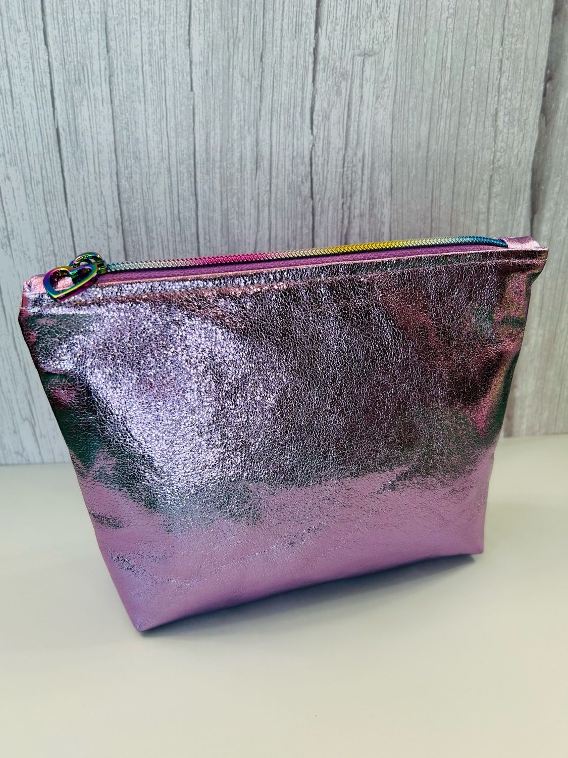 Purple Shiny Pouch