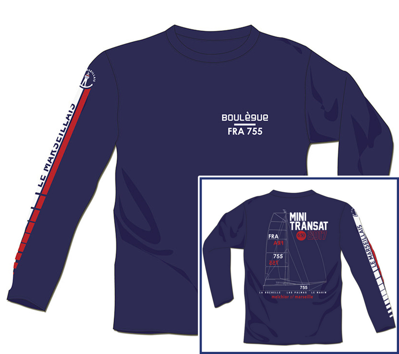 T-shirt manches longues - bleu marine