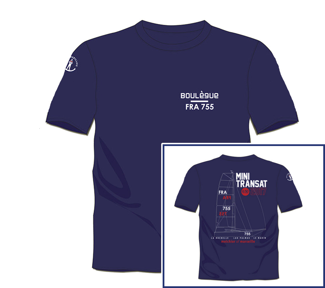 T-shirt édition limitée - manches courtes - bleu marine