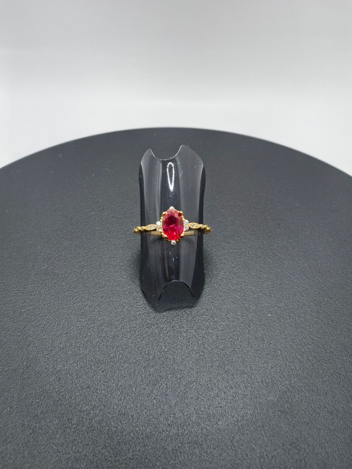 Anillo Plata Esterlina 925 Calenbi Circonita Fushia