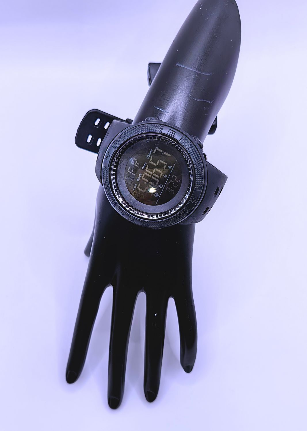 Reloj Resina Sílice Calenbi Deportivo Hebilla Lisa Negra