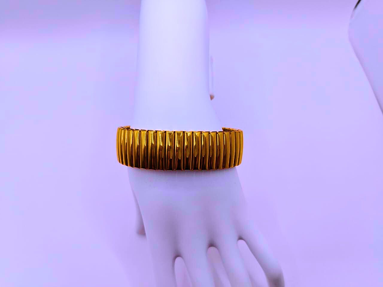 Pulsera Acero Inoxidable Calenbi Elástica Moderna