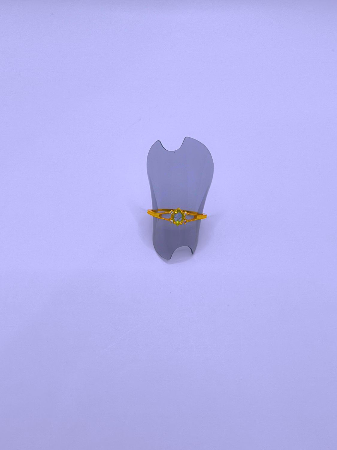 anillo Plata Ley 925 Calenbi Minimalista Chapa Oro 10k