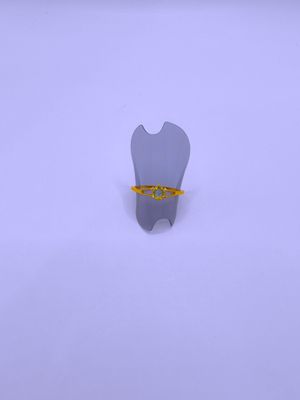 anillo Plata Ley 925 Calenbi Minimalista Chapa Oro 10k