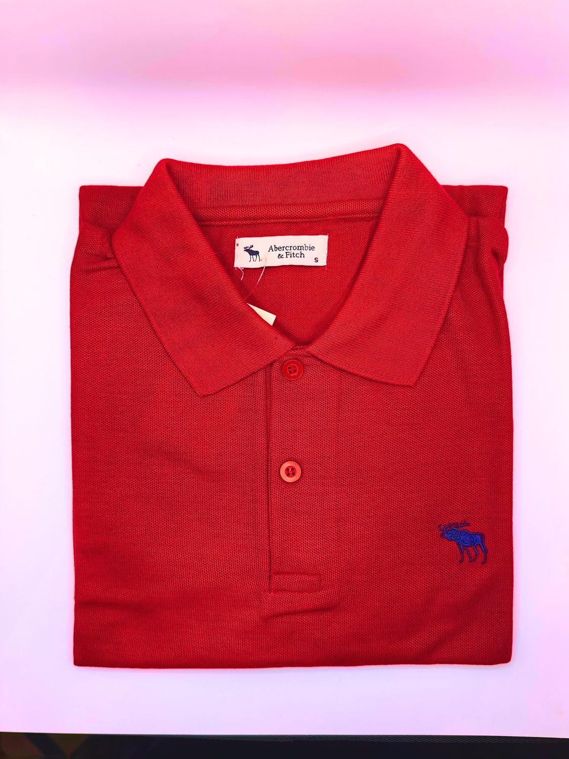 Playera Polo Caballero &quot;CH&quot; Rojo