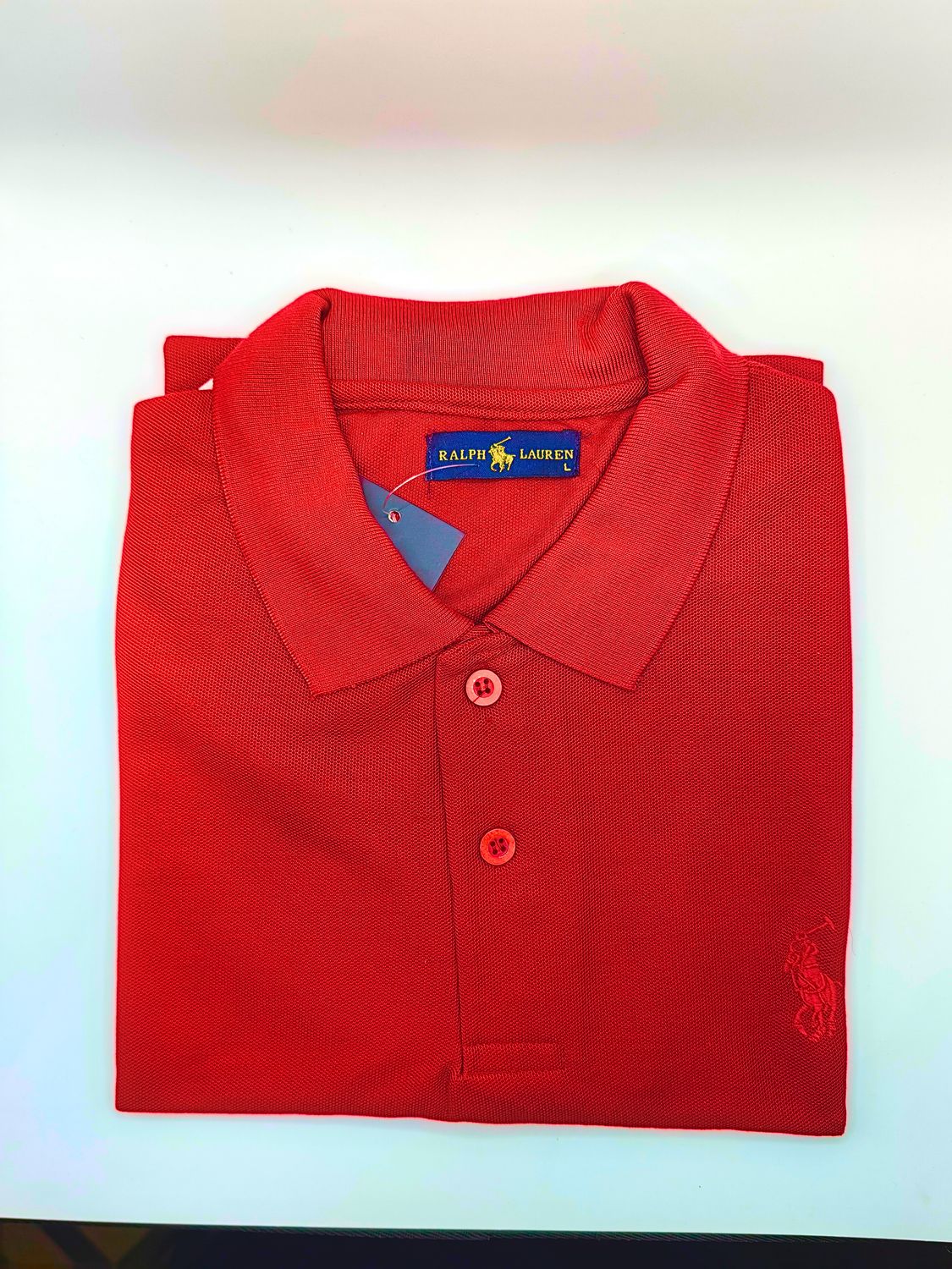 Playera Polo Caballero &quot;GRD&quot; Rojo Símbolo Rojo