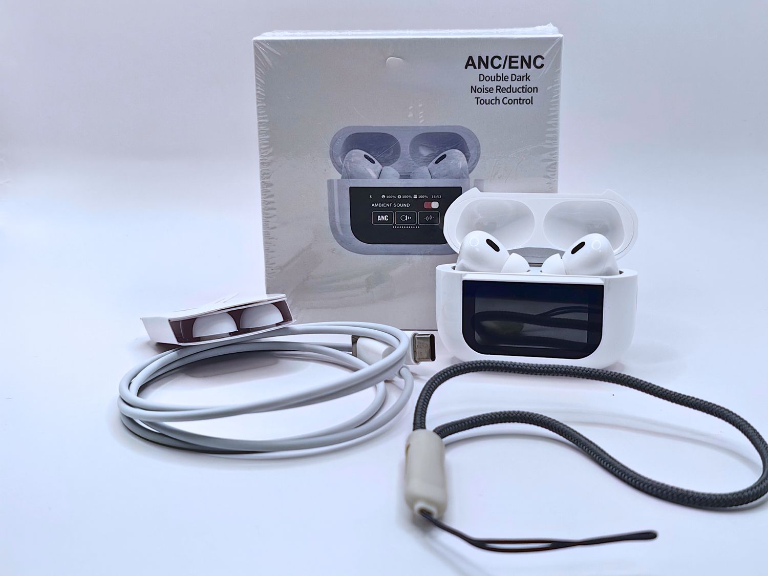 Auriculares ANC/ENC PANTALLA VISUALIZACION