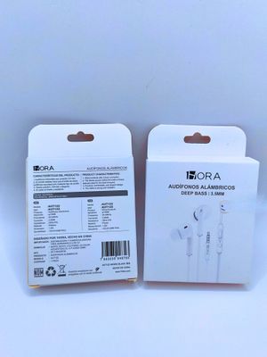 AUDIFONOS ALAMBRICOS DEEP BASS TIPO C BLANCO