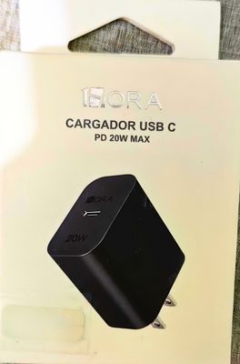 CARGADOR USB C PD 20W MAX