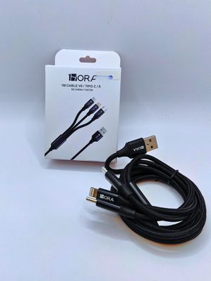 1M CABLE V8/ TIPO C/ IP DE CARGA Y DATOS