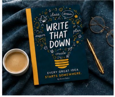 Write That Down – Every Great Idea Starts Somewhere